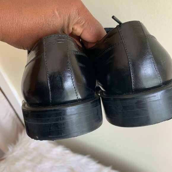 Giorgio V black leather shoes size 13M - Picture 5 of 11